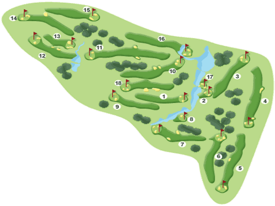 Golf Resort map